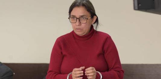 Angelita Martínez, sindicalista del TSE, ligada a proceso por abuso de autoridad en forma continuada. Foto La Hora: José Orozco