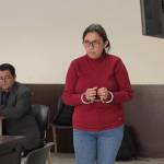 Angelita Martínez, sindicalista del TSE, quedó ligada a proceso penal. Foto La Hora: José Orozco