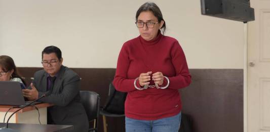 Angelita Martínez, sindicalista del TSE, quedó ligada a proceso penal. Foto La Hora: José Orozco