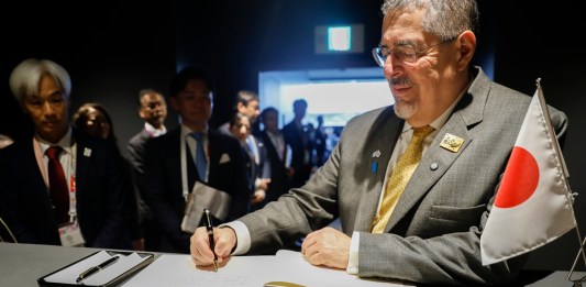 Presidente Bernardo Arévalo en la Expo Osaka 20205, Japón.