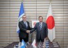 Presidente Bernardo Arévalo, junto con el primer ministro de Japón, Ishiba Shigeru