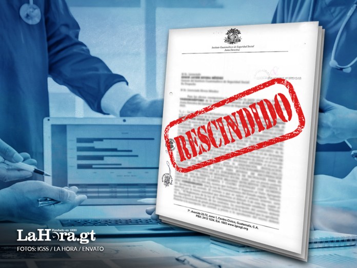 IGSS anula contrato