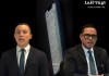 En la foto, Ángel Pineda, secretario general del MP, Juan Luis Pantaleón, asesor del despacho de Consuelo Porras y al centro una fotografía de mensajes recibidos por Pineda con instrucciones del entonces vocero, en el marco de una entrevista Cara a Cara realizada por La Hora.