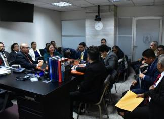 Señalados dentro del caso Asodefir previó a conocer la resolución del juez Mario Hichos. Foto La Hora: Daniel Ramírez