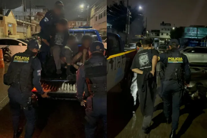 Barrio 18 Crime Stoppers Tres presuntos pandilleros del Barrio 18 fueron capturados en Villa Nueva tras que autoridades recibieran diversas denuncias mediante la plataforma Crime Stoppers.