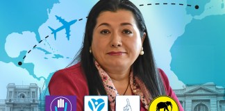 La magistrada Blanca Alfaro preside el TSE y avaló el desembolso del pago de boletos a cinco personajes ajenos a la institución.