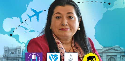 La magistrada Blanca Alfaro preside el TSE y avaló el desembolso del pago de boletos a cinco personajes ajenos a la institución.
