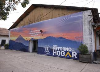 Gobierno inaugura Centro de Atención y Registro para migrantes retornados en FEGUA. Foto La Hora: Vicepresidencia.