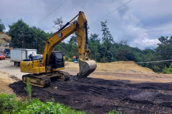 CIV aplica asfáltico reciclado en la ruta CA-1 occidente como medida temporal tras derrumbe