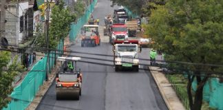 autoridades de la Municipalidad de Guatemala anunciaron la habilitación del paso vehicular sobre el primer tramo rehabilitado de la Callé Martí