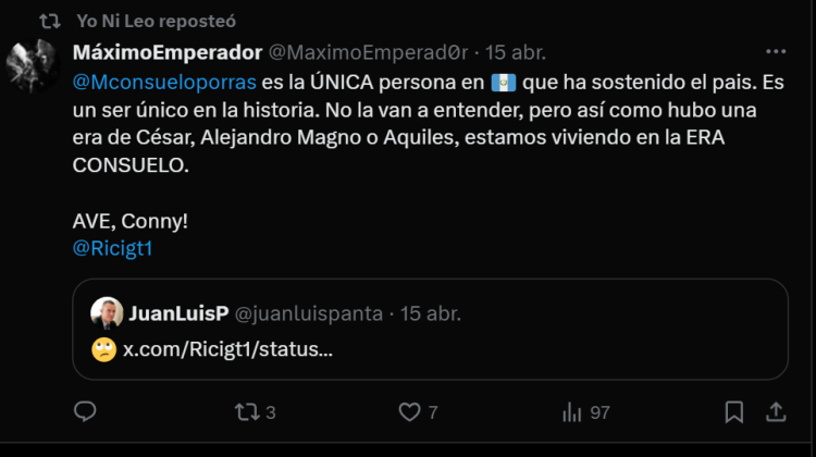 Publicación de la cuenta de netcenter que reveló el detalle de la toma de fotografías de la reportera. Foto: La Hora.