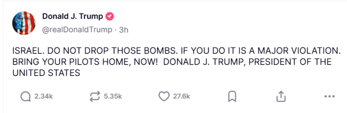 red social Trump