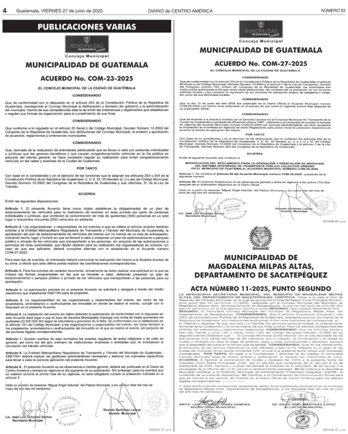 Acuerdo COM 23-2025