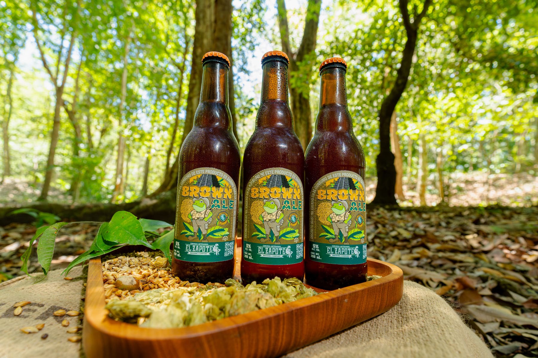 Brown Ale, cerveza artesanal con ingrediente maya, la semilla de Ramón.