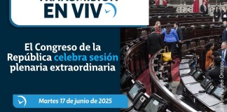 En vivo: El Congreso de la República celebra sesión plenaria extraordinaria En vivo: El Congreso de la República celebra sesión plenaria extraordinaria. Foto La Hora- Congreso.