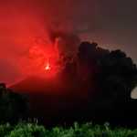 El Sistema Conred continúa en monitoreo permanente ante la evolución de la actividad eruptiva del Volcán de Fuego. Foto La Hora: Conred.
