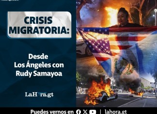 Guatemalteco que reside en Los Ángeles, California, contó el ambiente tenso y la zozobra que prevalece en la ciudad estadounidense. Arte La Hora: Alejandro Ramírez