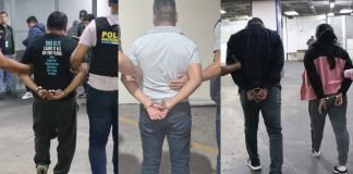 Detienen a 4 policías señalados de exigir dinero a cambio de no consignar a dos personas Cuatro agentes de la Policía Nacional Civil son capturados luego de exigir dinero a dos personas para evitar ser consignados.