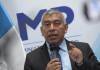 Curruchiche llamó "mega caso de corrupción", no a la entrega de sobornos sino a supuestas acciones anómalas de exfiscales y CICIG. Foto La Hora: José Orozco