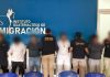 Guatemaltecos deportados de El Paso, Texas capturados. Foto La Hora: PNC