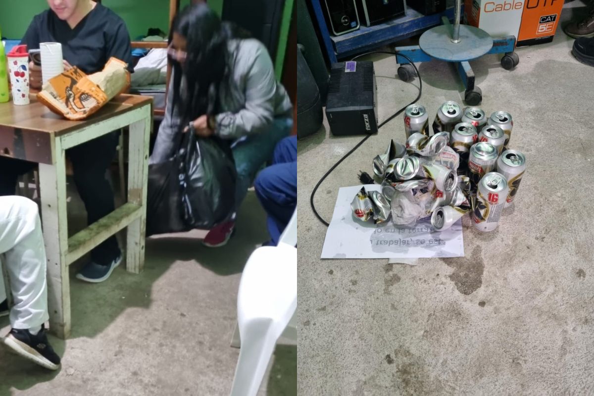 Descubren a médicos y practicantes consumiendo alcohol en el Hospital de Sololá durante turno nocturno