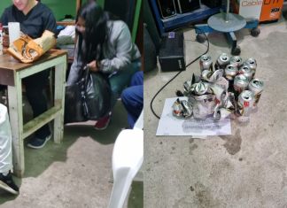 Fotografías de la evidencia obtenida en una fiscalización realizada en el Hospital Departamental de Sololá. Foto La Hora: CGC
