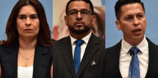 Los titulares del vice ministerio de seguridad, antinarcóticos y del director del SP, presentan los ejes de trabajo que realizarán