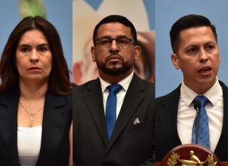 Los titulares del vice ministerio de seguridad, antinarcóticos y del director del SP, presentan los ejes de trabajo que realizarán