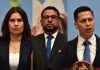 Los titulares del vice ministerio de seguridad, antinarcóticos y del director del SP, presentan los ejes de trabajo que realizarán