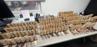SAT decomisa más de Q195 mil en medicamentos, gorras, hebillas y cristalería de supuesto contrabando