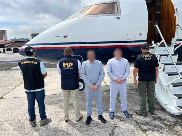 Guatemala extradita a Estados Unidos a alias el “Chipi” y el “Carnitas” por su relación con el narcotráfico