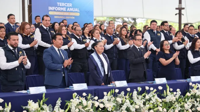 Un informe del Inecip y Alianza por las Reformas señala al MP de manipulación de sus informes y bajo desempeño a pesar de mayor presupuesto. Foto La Hora: MP Un informe del Inecip y Alianza por las Reformas señala al MP de manipulación de sus informes y bajo desempeño a pesar de mayor presupuesto. Foto La Hora: MP