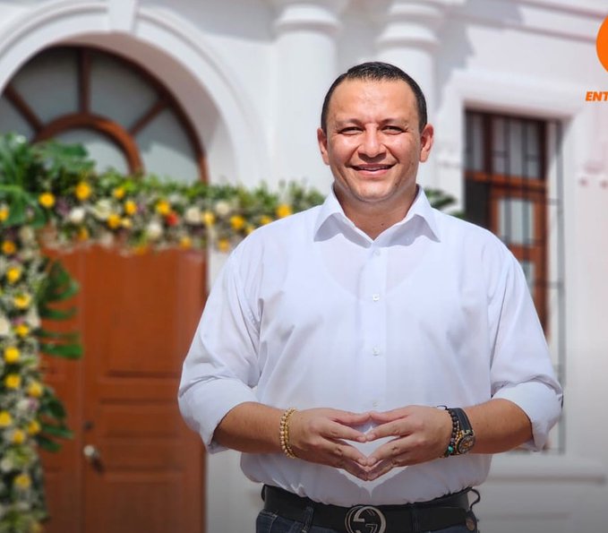 El jefe edil ha denunciado amenazas de muerte en los últimos días. Foto La Hora: redes sociales. 