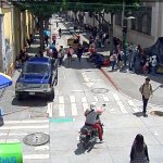 Autoridades de la PMT de Guatemala han dado a conocer que debido a la reubicación de afilidos del STEG, estos impiden el paso vehicular hacia Casa Presidencial.