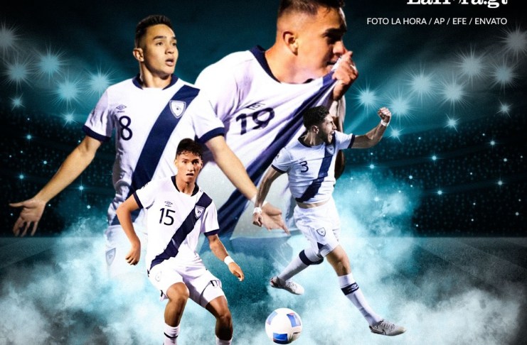Guatemala: El calendario de la Azul y Blanco en Copa Oro 2025. Foto La Hora: Fedefut- Diseño Roberto Altán.