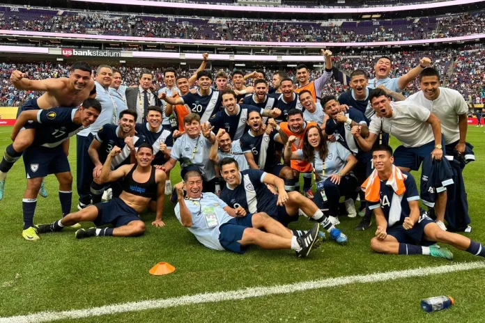 Guatemala (7) Después de 29 años, Guatemala vuelve a una semifinal de la Copa Oro: así ha sido el camino de la bicolor. Foto La Hora: Fedefut.