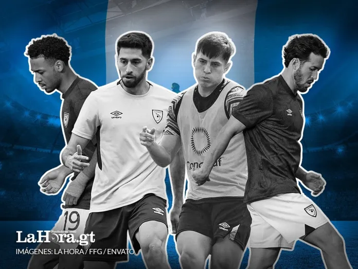 Guatemala peg Los jugadores más valiosos de la Azul y Blanco según Transfermarkt en esta Copa Oro. Foto La Hora: Fedefut.