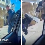 En redes circulan videos de agentes de ICE rompiendo vidrios de vehículos para detener a migrantes en posible situación irregular. Foto La Hora: AP