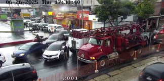 Al menos cinco hechos de tránsito impactaron el tránsito este jueves