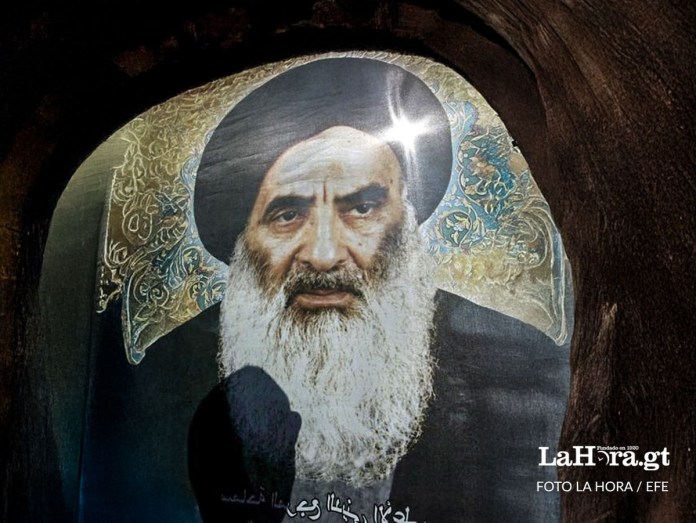La máxima autoridad chií de Irak Ali al Sistani advierte contra amenazas a líderes religiosos en Irán. Foto La Hora: EFE.
