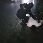 Antimotines accionan para dispersar manifestaciones en Izabal