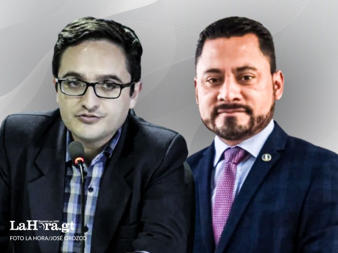 JFSandoval y Carlos Ruano El exfiscal contra la Impunidad Juan Francisco Sandoval y el exjuez Carlos Ruano reaccionan a las órdenes de captura dictadas por La Sala Tercera de Apelaciones del Ramo Penal contra el excomisionado de la CICIG, Iván Velásquez, y la fiscal general de Colombia, Luz Adriana Camargo.