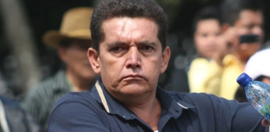 El sindicalista fue acusado de haber recibido dinero de la expresidenta Roxana Baldetti, para remodelar la Casa del Maestro, a cambio de realizar marchas a favor del gobierno de Otto Pérez Molina. Foto La Hora: Archivo