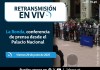 Retransmisión: La Ronda, conferencia de prensa desde el Palacio Nacional. Foto La Hora: Gobierno de Guatemala.