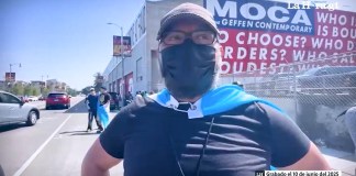 Migrantes en Los Ángeles muestran preocupación por las redadas de ICE. Foto La Hora: Rudy Samayoa.