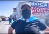 Migrantes en Los Ángeles muestran preocupación por las redadas de ICE. Foto La Hora: Rudy Samayoa.