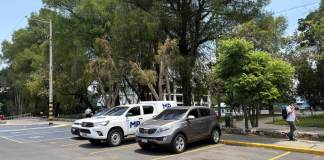 Agentes fiscales del MP se presentaron al campus central de la Usac para iniciar investigaciones. Foto La Hora: MP