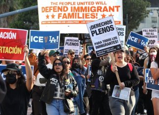 En videos: tercer día de las manifestaciones anti redadas en Los Ángeles, California
