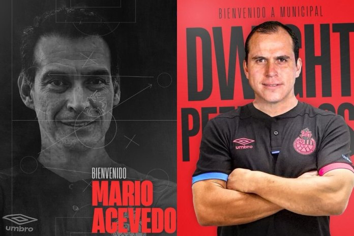 Mario Acevedo y Dwight Pezzarossi