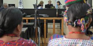 Tribunal de Mayor Riesgo B ordenó al Estado de Guatemala el pago de resarcimiento a favor de las víctimas. Foto La Hora: Fabricio Alonzo